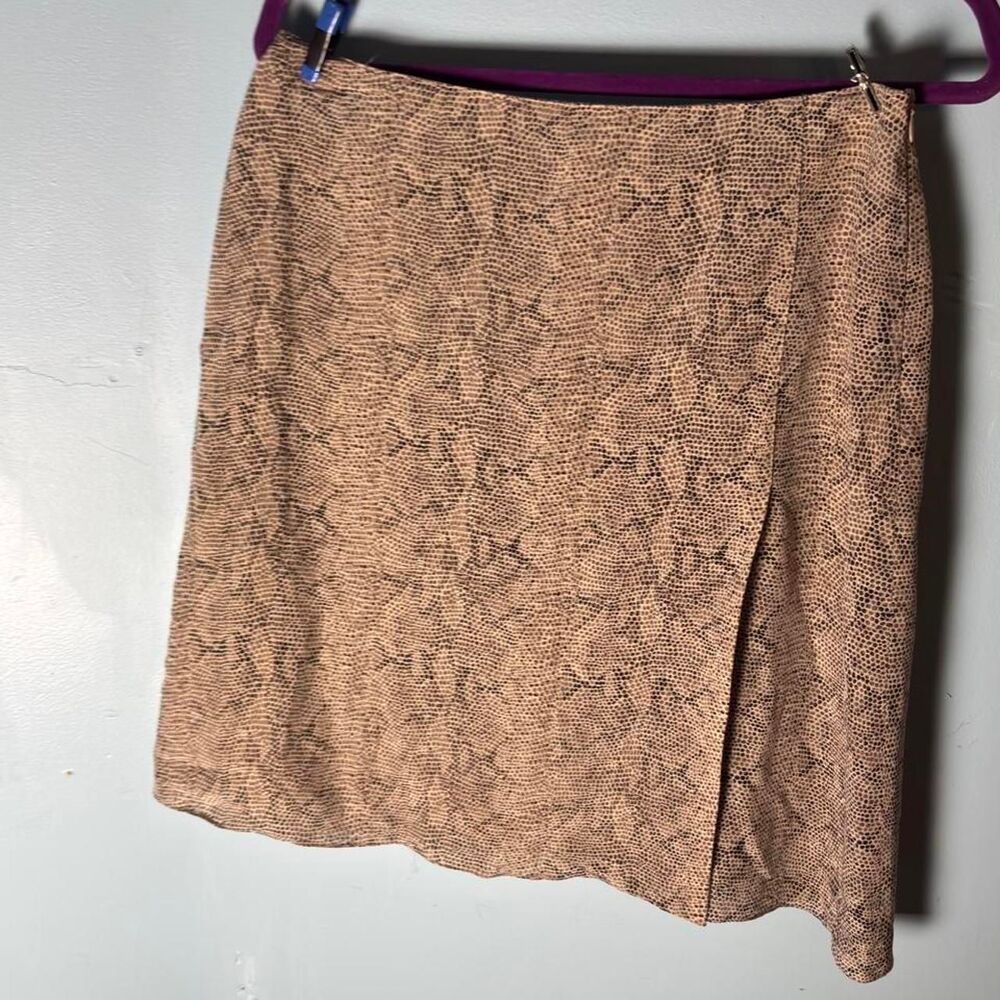 Jones-new-york Women's Brown and Tan Skirt